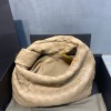 Bottega Veneta Mini Ladies Jodie Hobo Beige Woven Bag