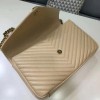 YSL MONOGRAM COLLEGE BEIGE GOLD HARDWARE 5113