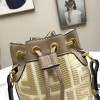 Fendi MON TRESOR yellow leather bag