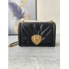 Dolce & Gabbana Black Devotion Shoulder Bag