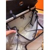 Hermes Herbag Horse Black 31cm