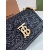 Burberry Small Leather Thomas Crossbody Black Bag