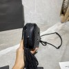 YSL Black Small Quilted All Black Lou Camera Bag