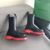 Bottega Veneta Boots in Black/ Red