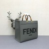 Fendi sunshine tote bag gray 41cm