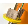 YSL Niki leather wallet-on-chain beige bag