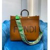 Fendi Sunshine Brown Tote Bag 41cm