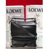 Loewe Black Smooth Small Puzzle Bag