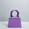 Jacquemus Le Chiquito Noeud Purple Leather Bag