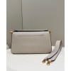 FENDI Baguette large cream leather bag