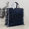 Fendi tote small dark denim bag