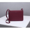 Celine trio shoulder red bag