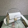 Fendi x Versace Baguette White Medium Bag