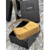 YSL LE 5 À 7 hobo biege leather bag