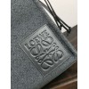 Loewe Cushion Tote Anagram calfskin black small bag