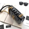 YSL VICKY SHOULDER BAG BLACK 17.5cm