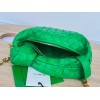 Bottega Veneta Mini Jodie Chain Hobo Green Woven Bag