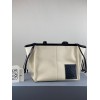Loewe Cushion Tote in Anagram calfskin black small bag
