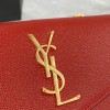 YSL uptown shoulder bag red