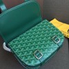 Goyard Belvedere PM Green Leather Bag
