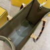 Fendi Sunshine Medium Green Tote Bag