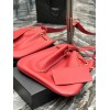 YSL Paris VII Hobo Red Leather Bag