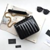 YSL VICKY SHOULDER BAG BLACK 20.5cm