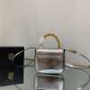 Versace La Medusa silver mini bag