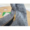 Bottega Veneta Large Ladies Jodie Hobo Grey Suede Bag