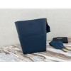 Celine Seau Sangle 23cm blue bag