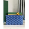 Goyard Varenne Monogram Canvas Blue Wallet