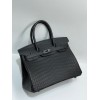 Hermes Crocodile Birkin Black Leather 30cm