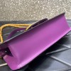 Valentino Garavani Locò purple large bag