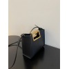 Fendi Way small leather tote black