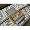 Fendi Gray Baguette 27cm Bag