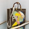 FENDI SUNSHINE MEDIUM FF fabric shopper tote bag