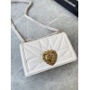 Dolce & Gabbana White Devotion Shoulder Bag