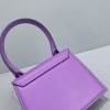 Jacquemus Le Chiquito purple leather mini bag 24cm