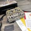 D&G Girls Barocco Tote snake skin effect