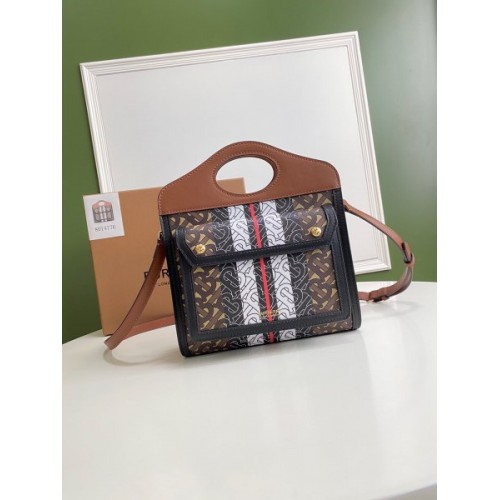 Burberry large B monogram pocket bag