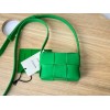 Bottega Veneta Mini Cassette Green Leather Bag
