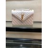 YSL ENVELOPE White MEDIUM BAG