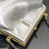 FENDI First Small Silver leather bag 26cm