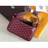 Goyard Red Plumet Pocket Wallet Bag