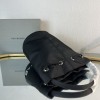 Balenciaga Drawstring Bucket Black Bag