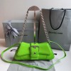 Balenciaga Lindsay green shoulder bag