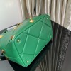 Valentino small Roman Stud Green Nappa Leather Bag