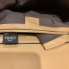 Fendi Baguette beige leather bag 32cm