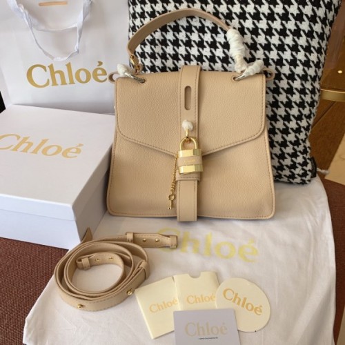 Chloe Abby cream shoulder bag