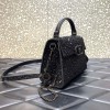 Valentino Vsling Krystal black hand bag